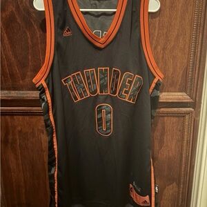 Russell Westbrook Stacked Fashion Oklahoma City Thunder Jersey